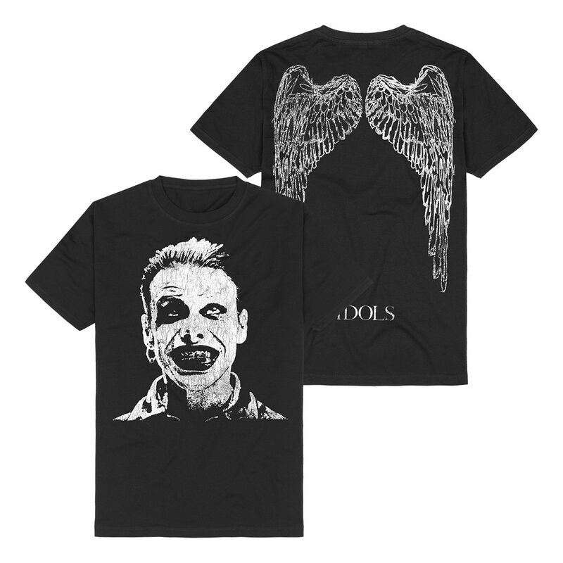 T-Shirt Manches courtes  de Yungblud - Idols Wings - S à 3XL - pour Homme - noir - Yungblud