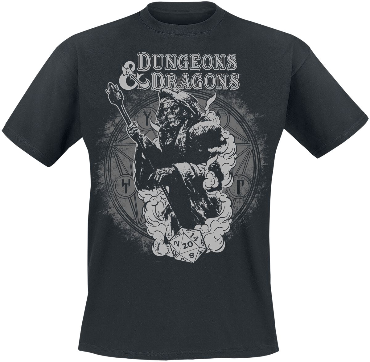 T-Shirt Manches courtes Gaming de Donjons & Dragons - Lich - S à XXL - pour Homme - noir - Donjons & Dragons