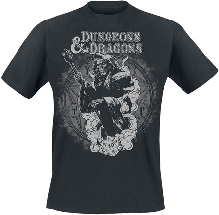 T-Shirt Manches courtes Gaming de Donjons & Dragons - Lich - S à XXL - pour Homme - noir - Donjons & Dragons