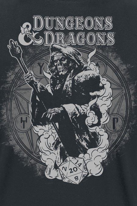 T-Shirt Manches courtes Gaming de Donjons & Dragons - Lich - S à XXL - pour Homme - noir - Donjons & Dragons - View 2
