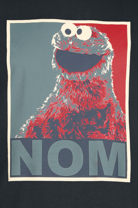 T-Shirt Manches courtes  de Sesame Street - Nom - S à 3XL - pour Homme - noir - Sesame Street - View 2
