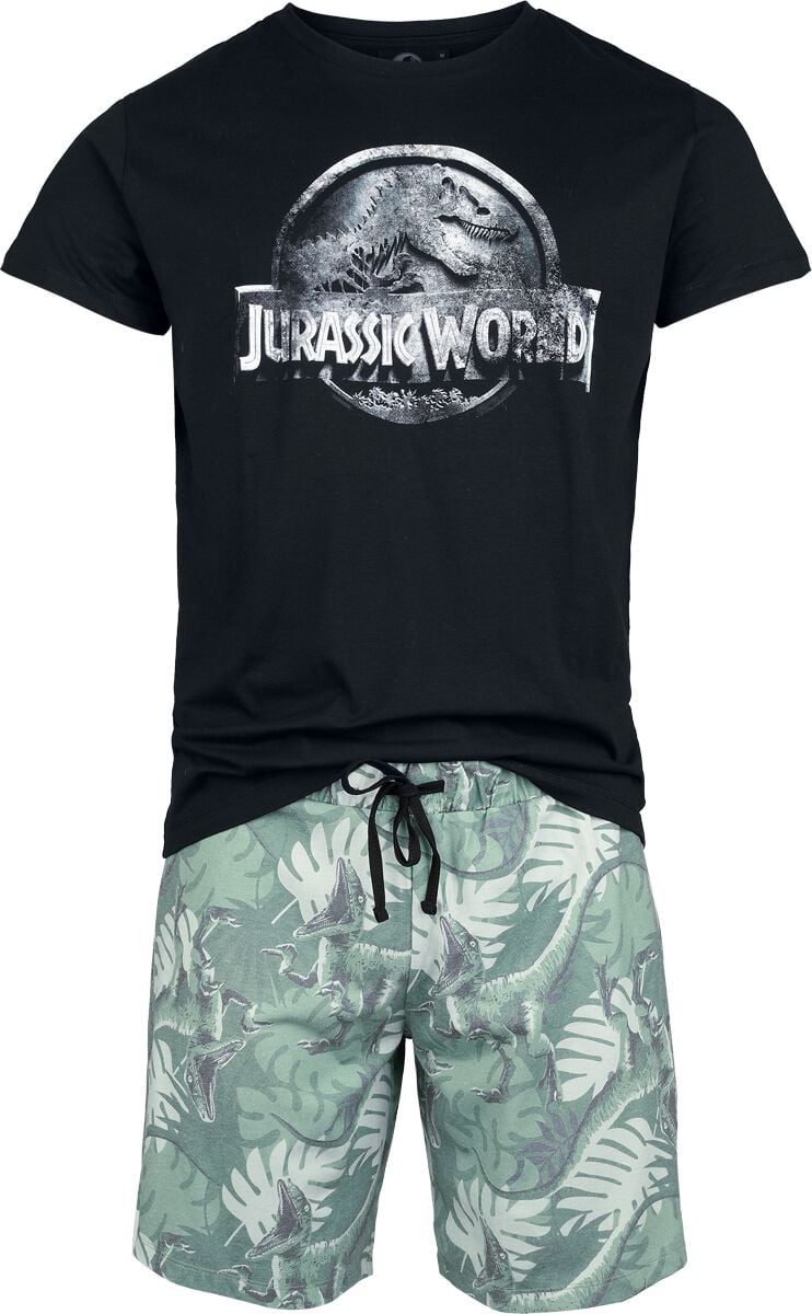 Pyjama  de Jurassic Park - Jurassic World - S à 3XL - pour Homme - multicolore - Jurassic Park