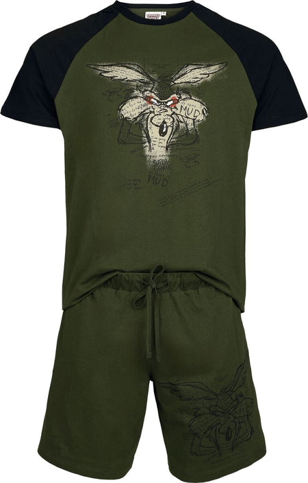 Pyjama  de Looney Tunes - Coyote - S à 3XL - pour Homme - multicolore - Looney Tunes