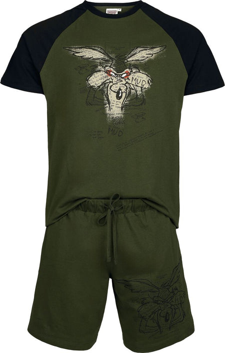 Pyjama  de Looney Tunes - Coyote - S à 3XL - pour Homme - multicolore - Looney Tunes
