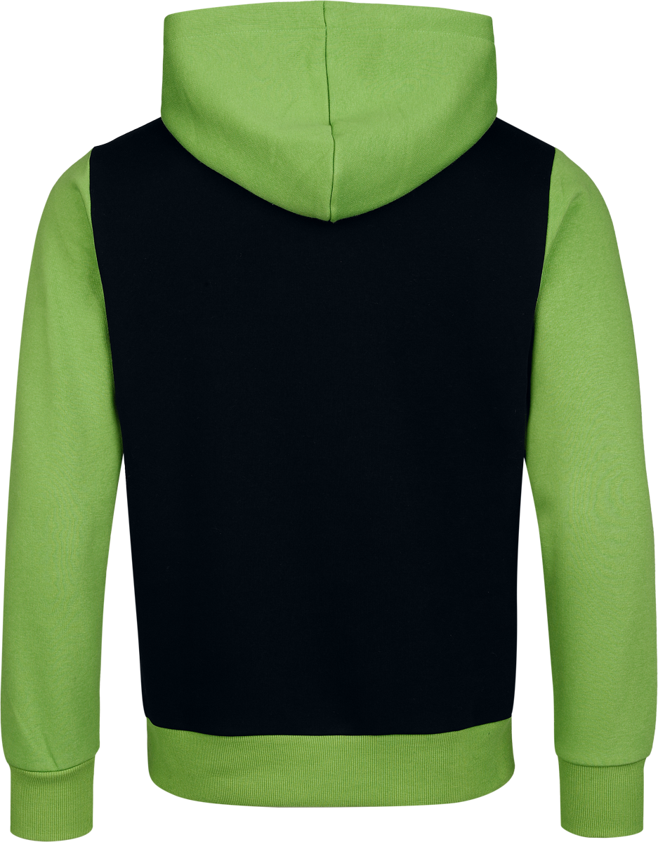 Sweat-shirt à capuche  de Sesame Street - Oskar - S à 3XL - pour Homme - vert/noir - Sesame Street - View 2