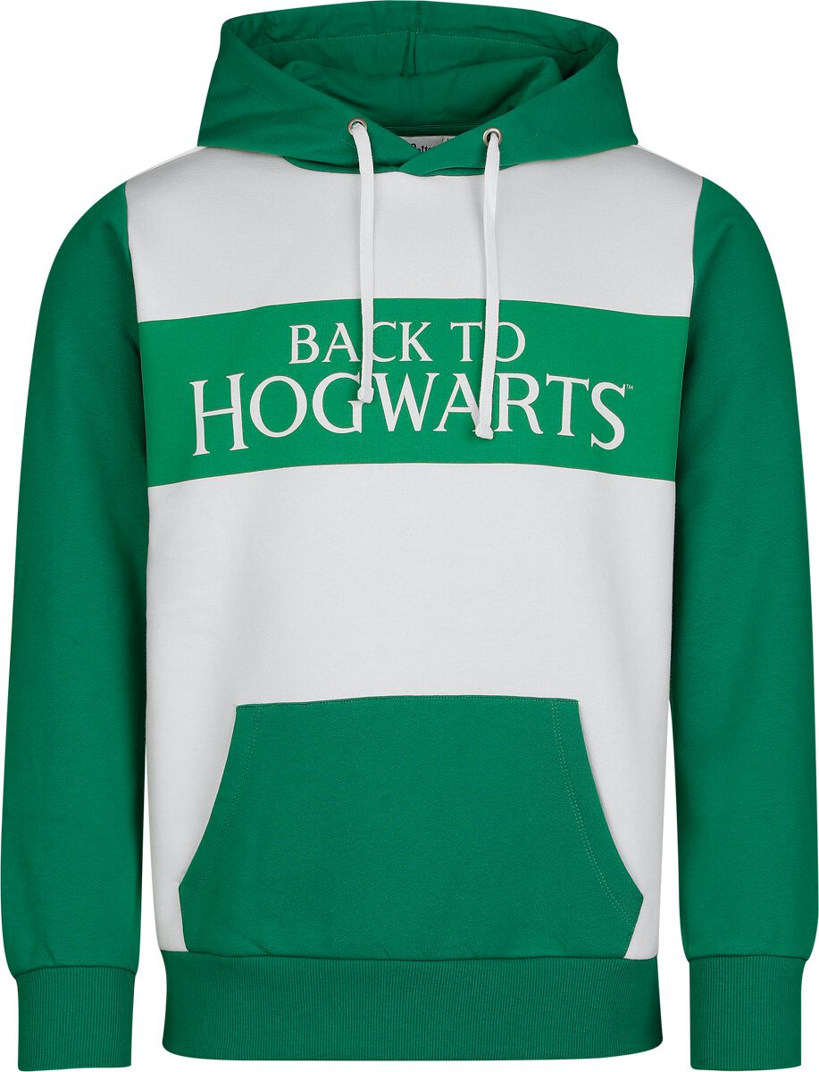 Sweat-shirt à capuche  de Harry Potter - Retour À Poudlard - S à 3XL - pour Homme - vert/blanc - Harry Potter