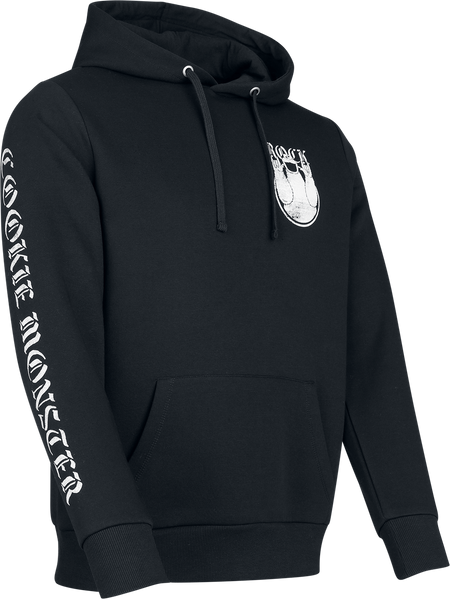 Sweat-shirt à capuche  de Sesame Street - Macaron le Glouton – Rock - S à 3XL - pour Homme - noir - Sesame Street - View 2