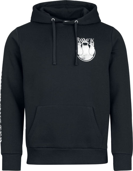 Sweat-shirt à capuche  de Sesame Street - Macaron le Glouton – Rock - S à 3XL - pour Homme - noir - Sesame Street