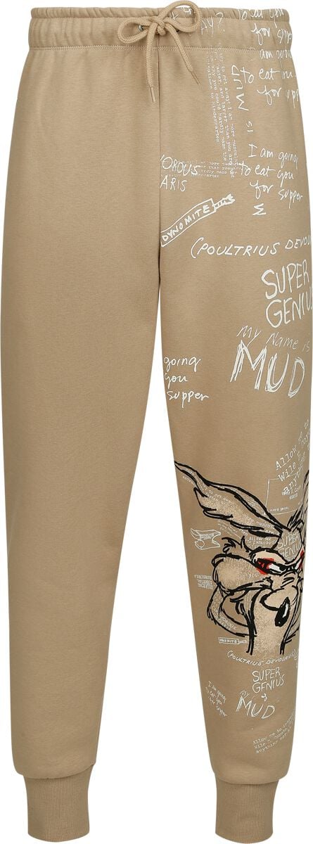 Bas de survêtement  de Looney Tunes - Coyote - S à 3XL - pour Homme - beige - Looney Tunes