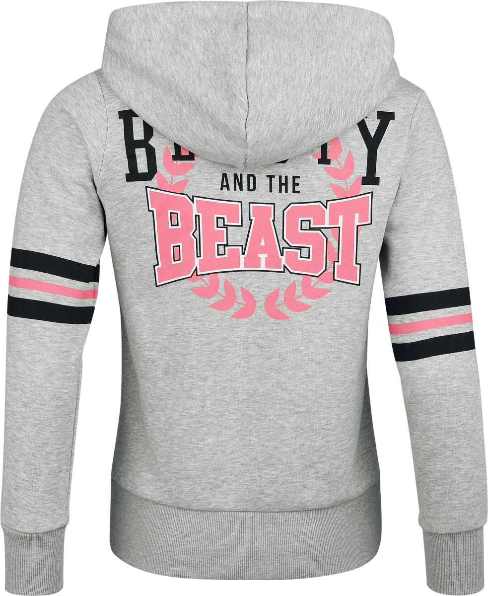 Sweat-shirt à capuche Disney de La Belle Et La Bête - Belle - Break The Spell - S à 3XL - pour Femme - gris chiné - La Belle Et La Bête - View 2