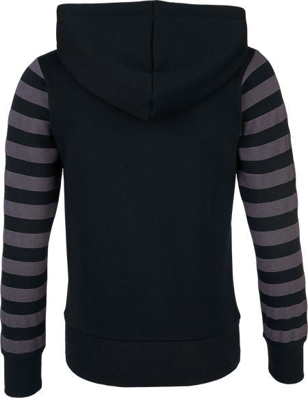 Sweat-shirt à capuche Disney de L'Étrange Noël De Monsieur Jack - Love You To Death - S à 3XL - pour Femme - noir/lilas - L'Étrange Noël De Monsieur Jack - View 2