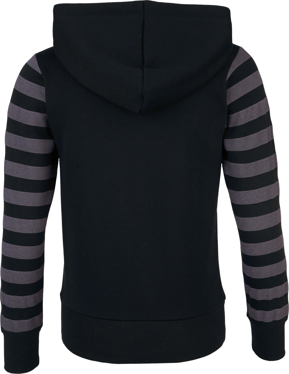 Sweat-shirt à capuche Disney de L'Étrange Noël De Monsieur Jack - Love You To Death - S à 3XL - pour Femme - noir/lilas - L'Étrange Noël De Monsieur Jack - View 2