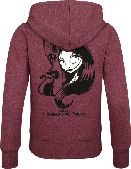 Sweat-shirt à capuche Disney de L'Étrange Noël De Monsieur Jack - Sally - S à 3XL - pour Femme - rouge chiné - L'Étrange Noël De Monsieur Jack - View 2
