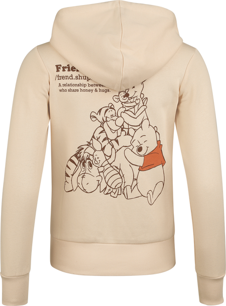 Sweat-shirt à capuche Disney de Winnie L'Ourson - Friendship - S à 3XL - pour Femme - beige - Winnie L'Ourson - View 2