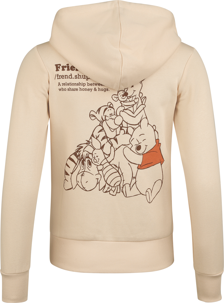 Sweat-shirt à capuche Disney de Winnie L'Ourson - Friendship - S à 3XL - pour Femme - beige - Winnie L'Ourson - View 2