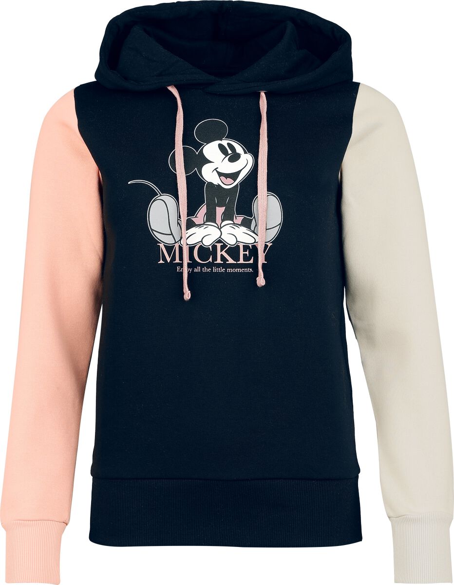 Sweat-shirt à capuche Disney de Mickey Mouse - Enjoy All The Little Moments - S à XXL - pour Femme - multicolore - Mickey Mouse
