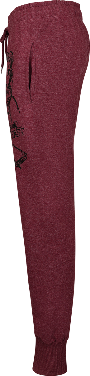 Bas de survêtement Disney de Princesses Disney - Belle - S à 3XL - pour Femme - rouge chiné - Princesses Disney - View 2