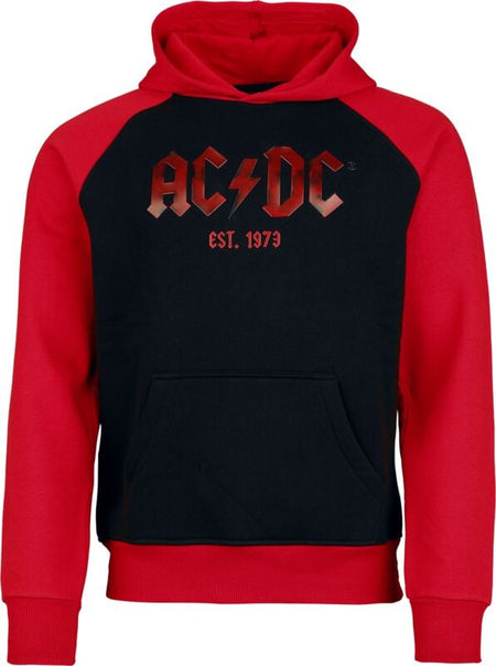 Sweat-shirt à capuche  de AC/DC - Logo - S à XXL - pour Homme - noir/rouge - AC/DC