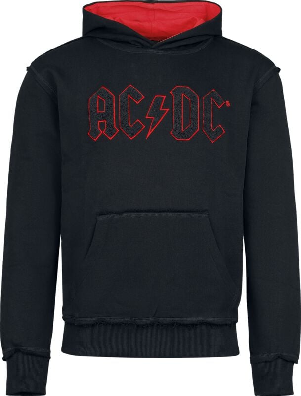 Sweat-shirt à capuche  de AC/DC - Logo - S à 4XL - pour Homme - noir/rouge - AC/DC