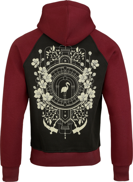 Sweat-shirt à capuche  de Sleep Token - Logo - S à 5XL - pour Homme - noir/bourgogne - Sleep Token - View 2