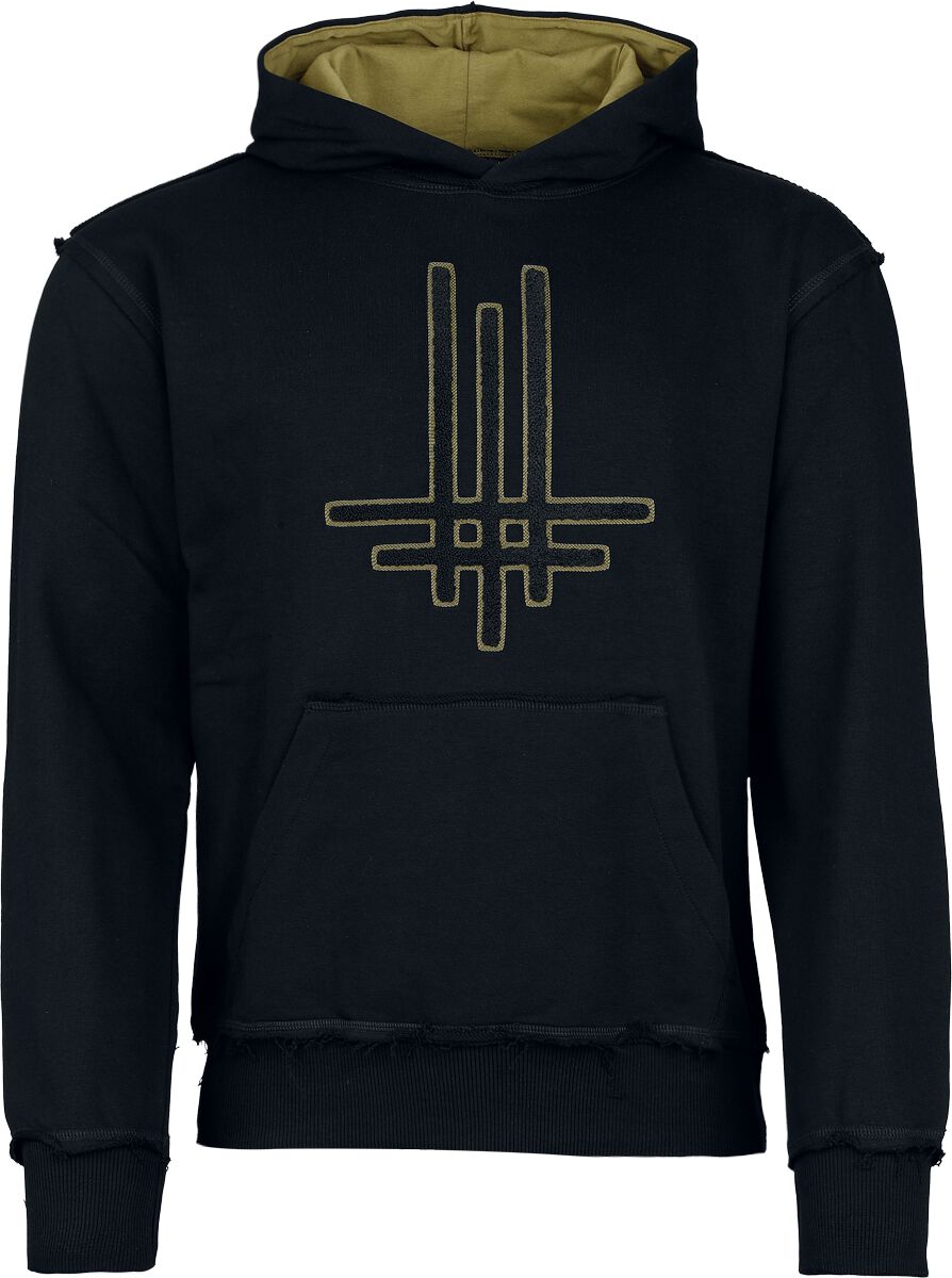 Sweat-shirt à capuche  de Behemoth - Logo - S à 5XL - pour Homme - noir/olive - Behemoth