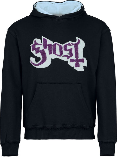 Sweat-shirt à capuche  de Ghost - Logo - S à 3XL - pour Homme - noir/bleu - Ghost