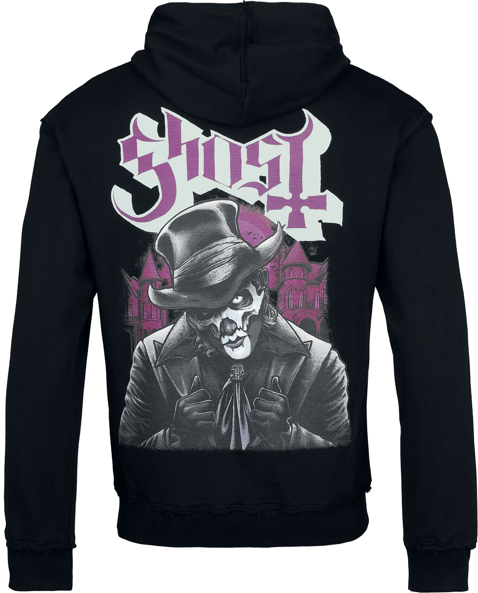 Sweat-shirt à capuche  de Ghost - Logo - S à 3XL - pour Homme - noir/bleu - Ghost - View 2