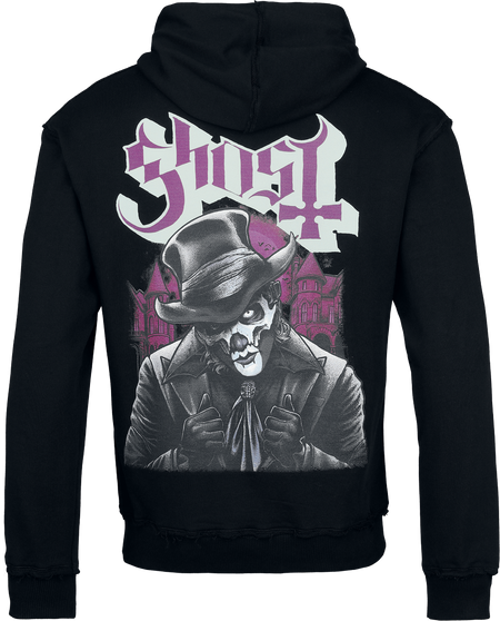 Sweat-shirt à capuche  de Ghost - Logo - S à 3XL - pour Homme - noir/bleu - Ghost - View 2