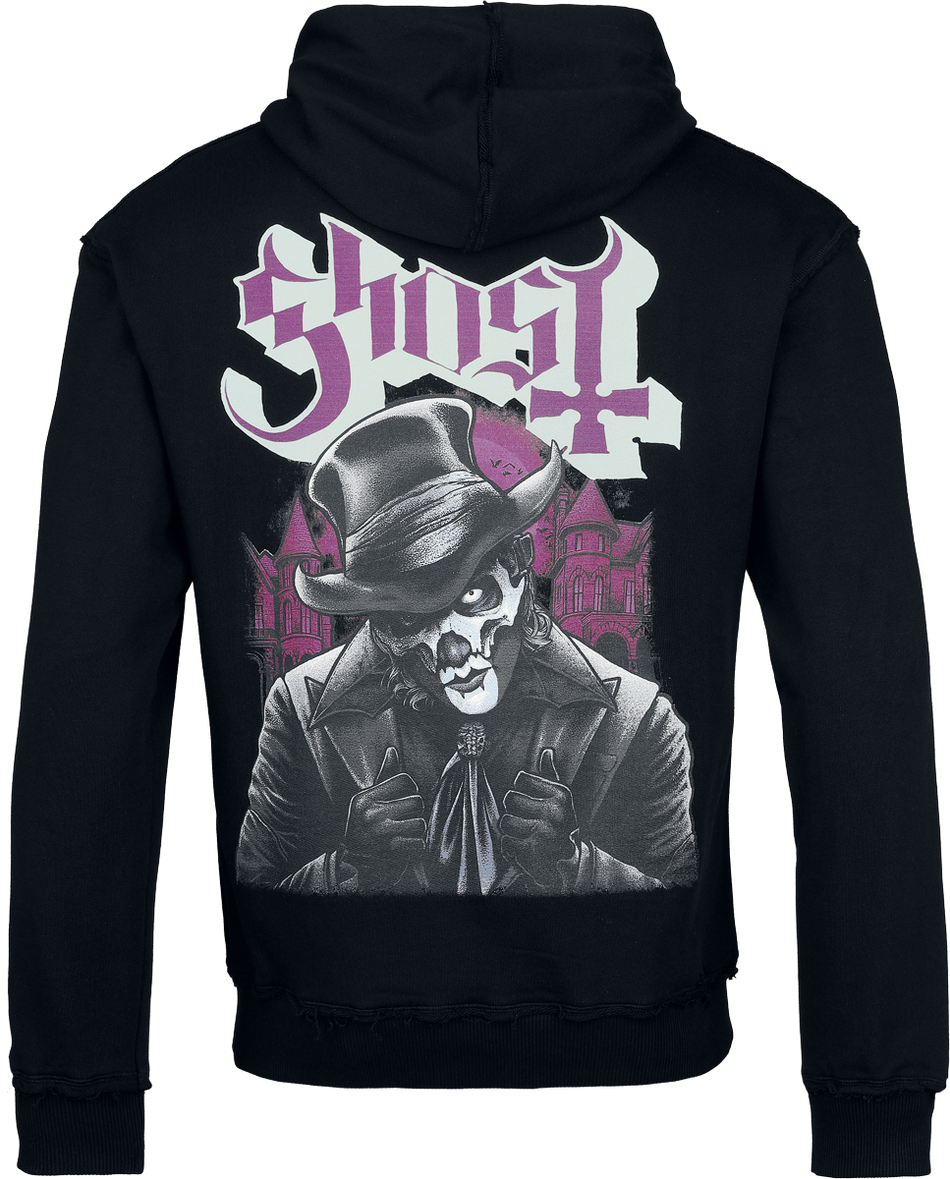 Sweat-shirt à capuche  de Ghost - Logo - S à 3XL - pour Homme - noir/bleu - Ghost - View 2