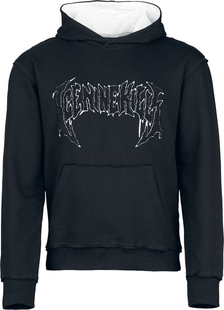 Sweat-shirt à capuche  de Ice Nine Kills - Logo - S à 3XL - pour Homme - noir/blanc - Ice Nine Kills