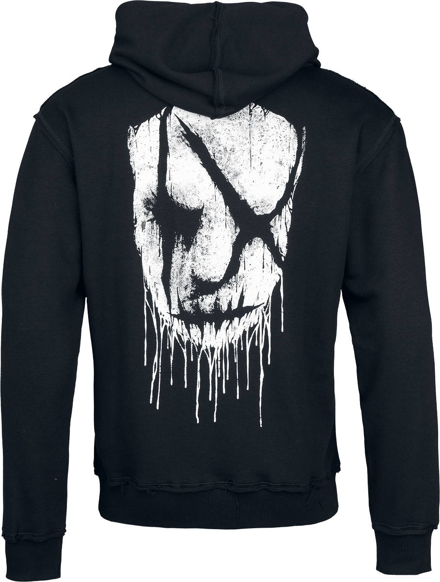Sweat-shirt à capuche  de Ice Nine Kills - Logo - S à 3XL - pour Homme - noir/blanc - Ice Nine Kills - View 2