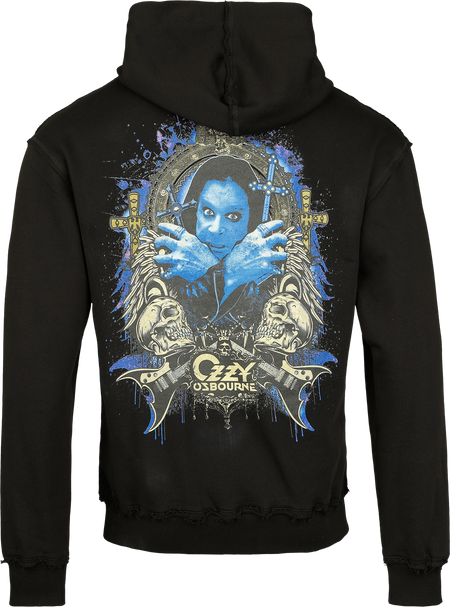 Sweat-shirt à capuche  de Ozzy Osbourne - Logo - S à 3XL - pour Homme - noir/jaune - Ozzy Osbourne - View 2