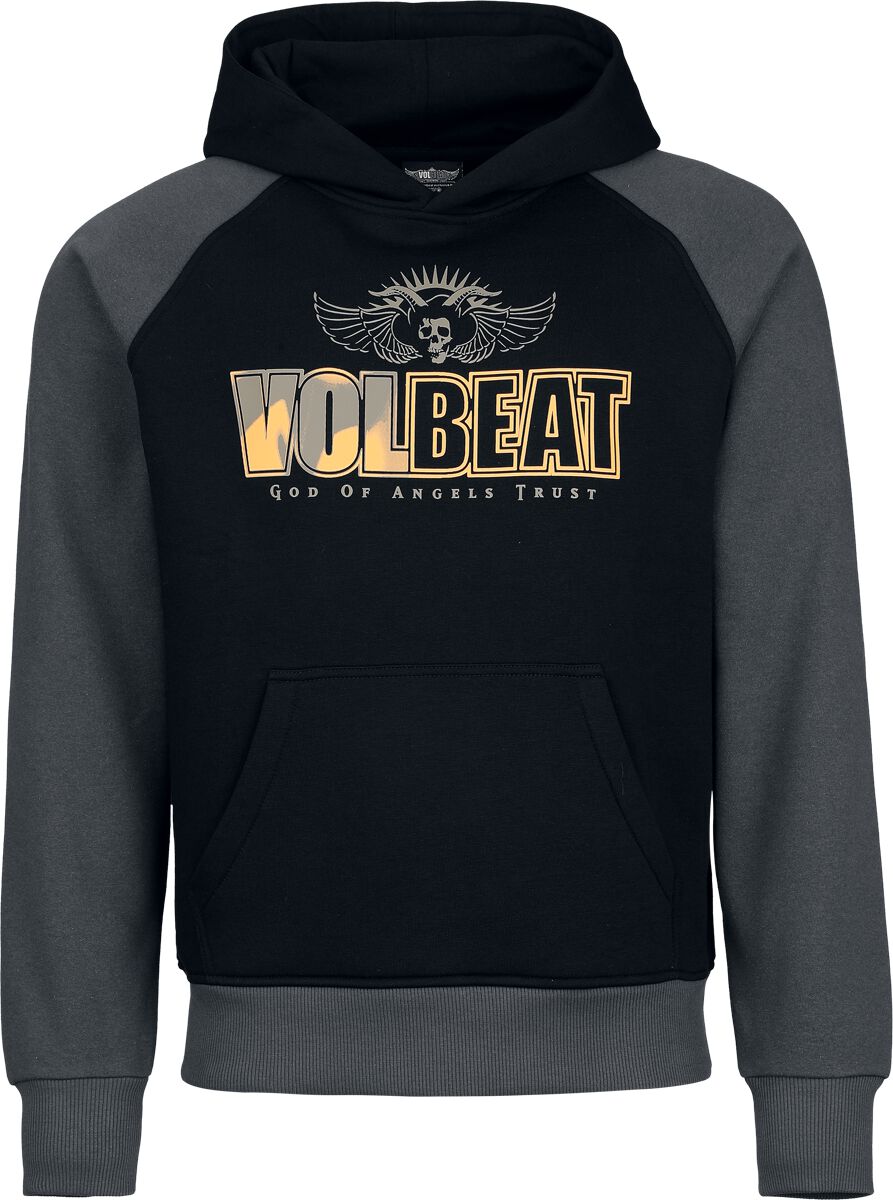 Sweat-shirt à capuche  de Volbeat - Logo - XL - pour Homme - noir/gris - Volbeat