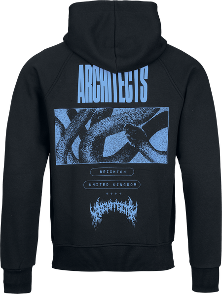 Sweat-shirt à capuche  de Architects - Logo - S à 3XL - pour Homme - noir - Architects - View 2