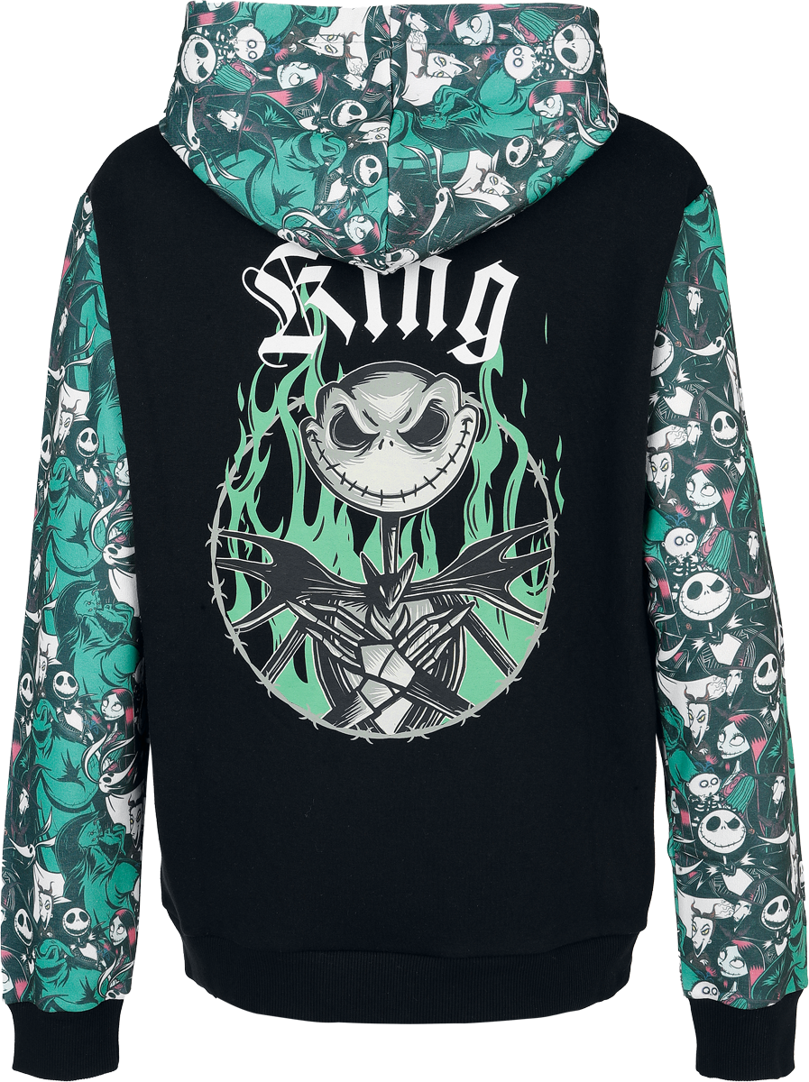 Sweat-shirt zippé à capuche Disney de L'Étrange Noël De Monsieur Jack - The Pumpkin King - S à L - pour Femme - multicolore - L'Étrange Noël De Monsieur Jack - View 2