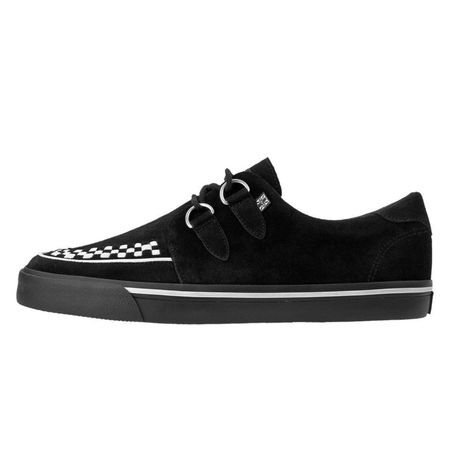 Baskets Gothic de T.U.K - A9182 - Creeper Trainers Classic Noir/Blanc - EU37 à EU45 - pour Unisexe - noir/blanc - T.U.K - View 2