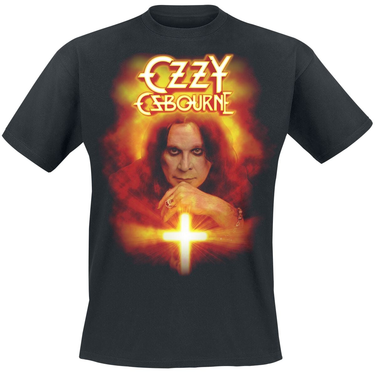 T-Shirt Manches courtes  de Ozzy Osbourne - God Bless - S à 5XL - pour Homme - noir - Ozzy Osbourne