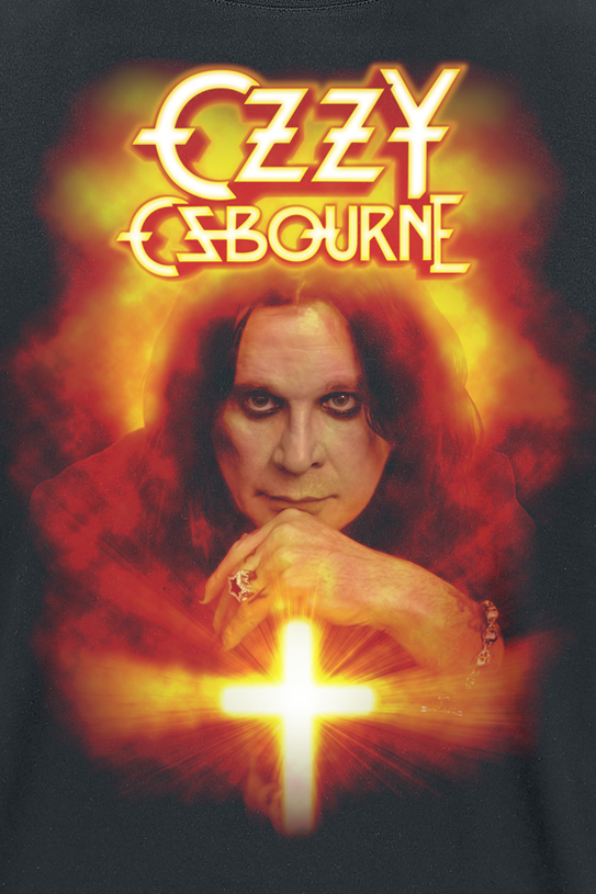 T-Shirt Manches courtes  de Ozzy Osbourne - God Bless - S à 5XL - pour Homme - noir - Ozzy Osbourne - View 2