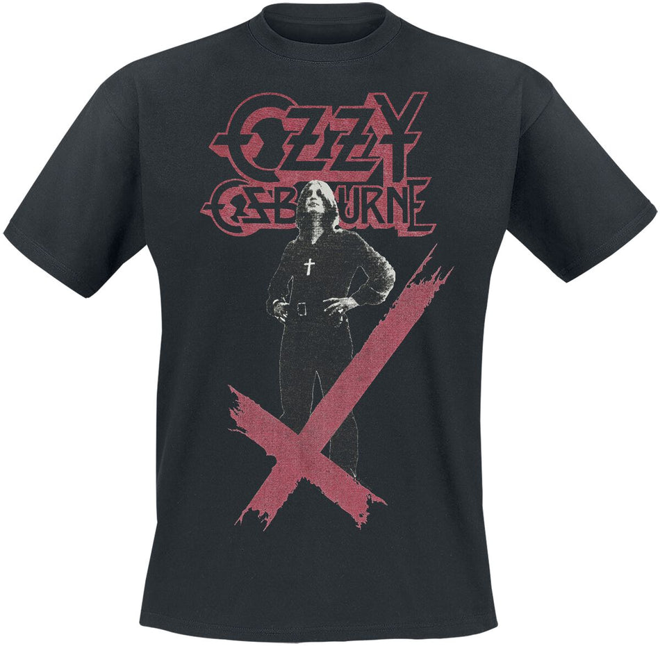 T-Shirt Manches courtes  de Ozzy Osbourne - Crosses Stacked Logo - M à 4XL - pour Homme - noir - Ozzy Osbourne