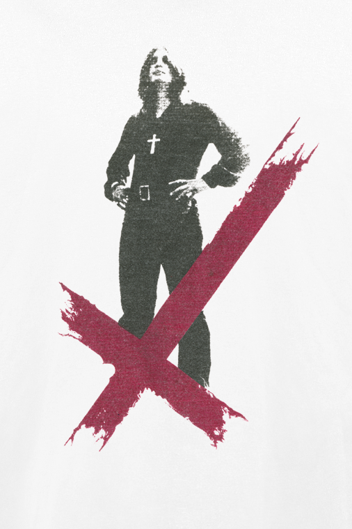 T-shirt manches longues  de Ozzy Osbourne - Crosses - S à XXL - pour Homme - blanc - Ozzy Osbourne - View 2