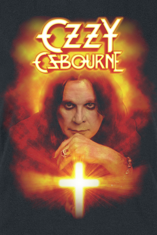 T-Shirt Manches courtes  de Ozzy Osbourne - God Bless - S à XXL - pour Femme - noir - Ozzy Osbourne - View 2