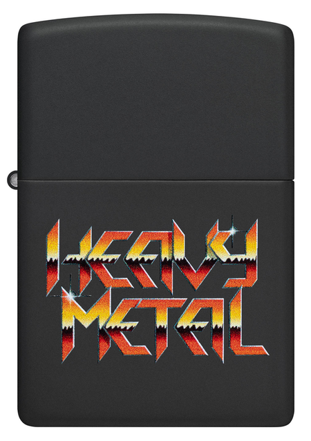 Briquet  de Heavy Metal - Zippo - Black Matte - pour Indifférent - standard - Heavy Metal - View 2
