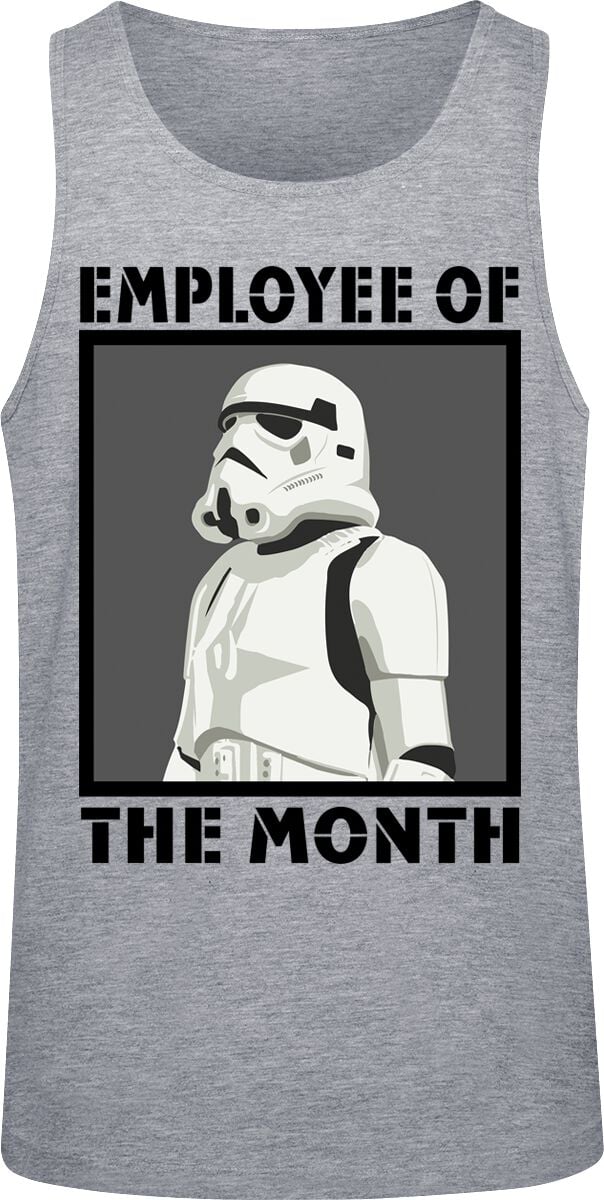 Débardeur Disney de Star Wars - Employee Of The Month - S à XXL - pour Homme - gris chiné - Star Wars