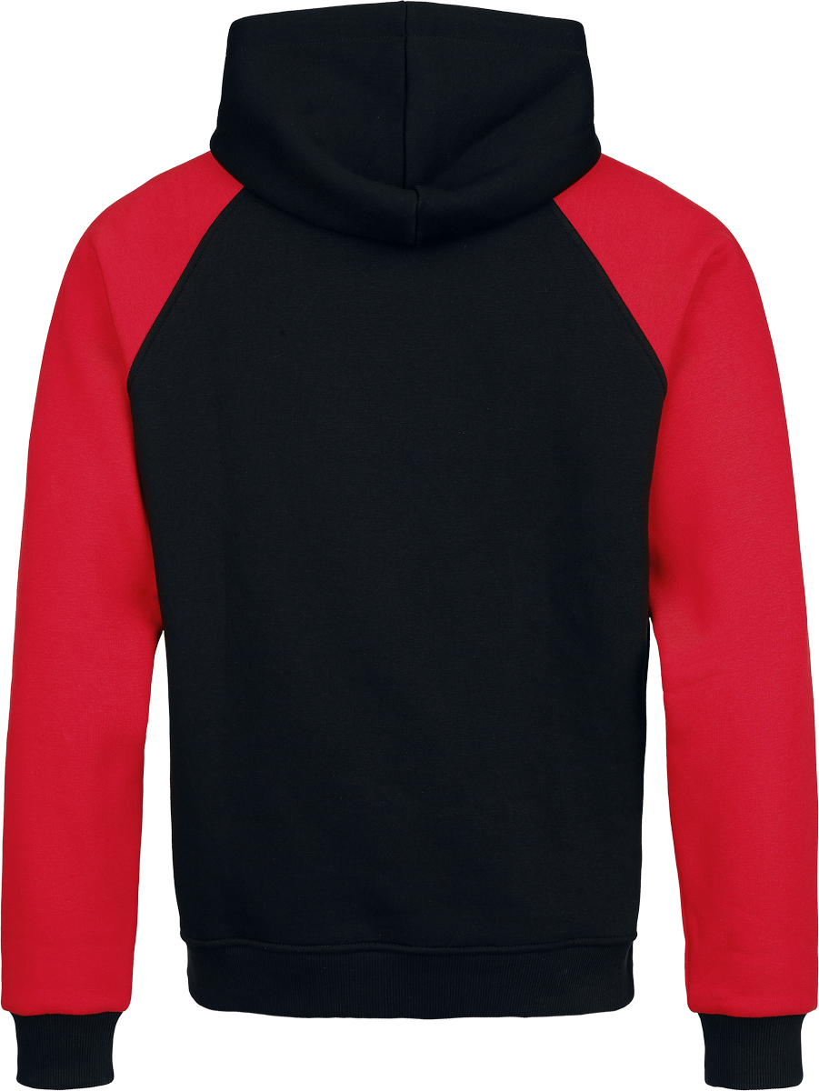 Sweat-shirt à capuche  de Collection Spéciale EMP - Cornes métalliques EMP 3D - S à 5XL - pour Homme - noir/rouge - Collection Spéciale EMP - View 2