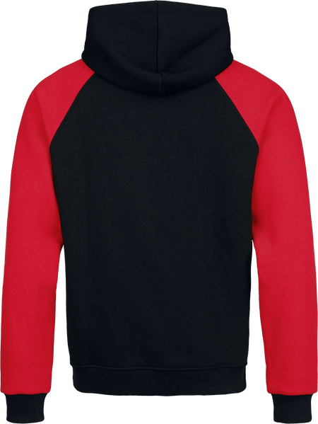 Sweat-shirt à capuche  de Collection Spéciale EMP - Cornes métalliques EMP 3D - S à 5XL - pour Homme - noir/rouge - Collection Spéciale EMP - View 2