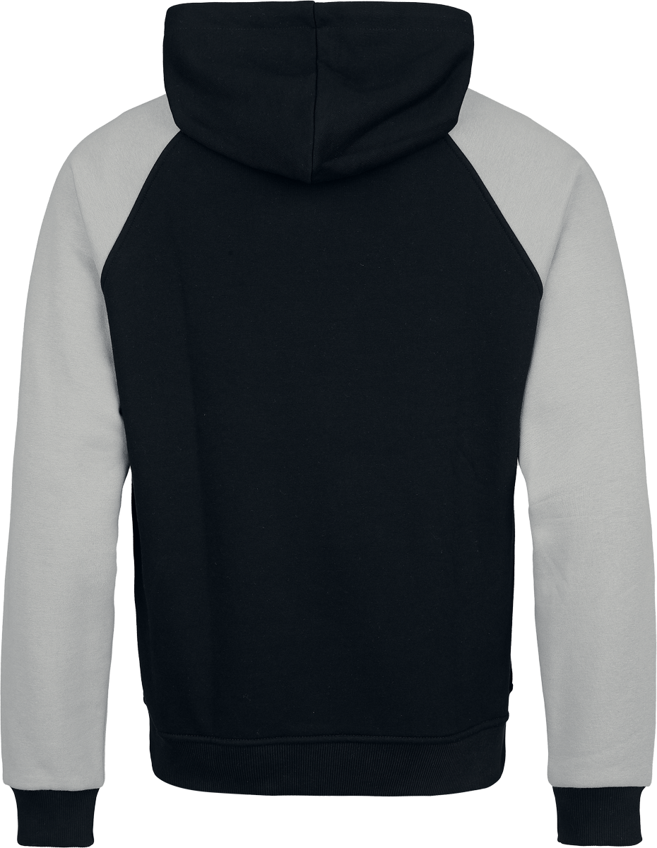 Sweat-shirt à capuche  de Collection Spéciale EMP - Cornes métalliques EMP 3D - S à 5XL - pour Homme - noir/gris - Collection Spéciale EMP - View 2