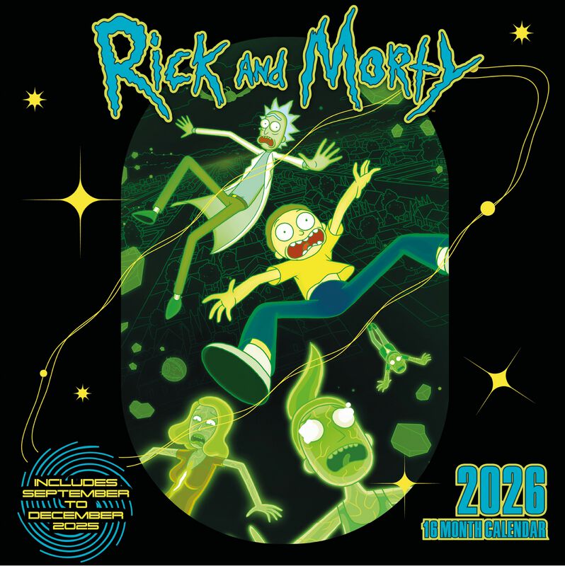 Calendrier mural  de Rick & Morty - pour Unisexe - multicolore - Rick & Morty
