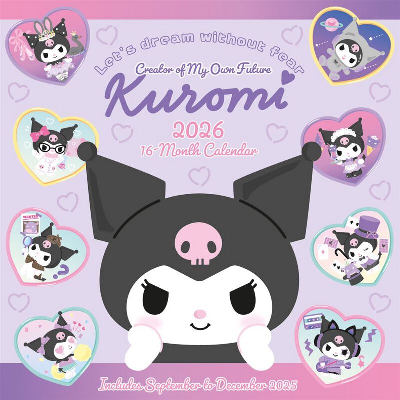 Calendrier mural  de Hello Kitty - Kuromi - Dream Without Fear - pour Unisexe - multicolore - Hello Kitty