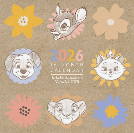 Calendrier mural Disney de Classiques Disney - Artist Series - pour Unisexe - multicolore - Classiques Disney