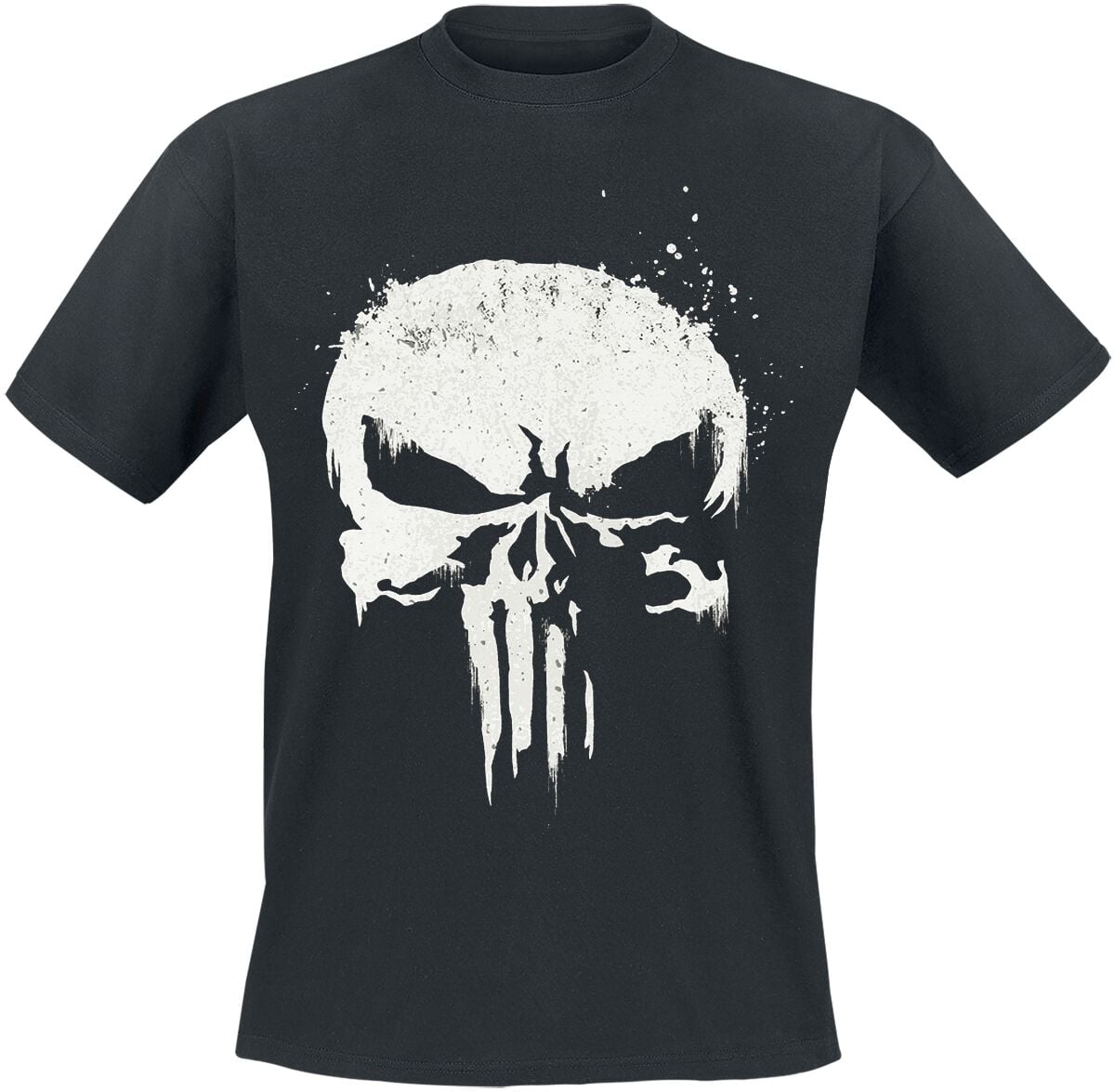 T-Shirt Manches courtes Disney de The Punisher - Skull - S à M - pour Homme - noir - The Punisher